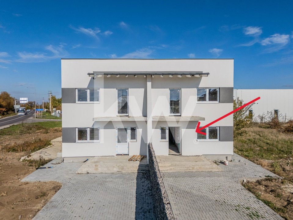 Duplex modern de vânzare în Cristian – 119 mp utili și curte privată de 240 mp