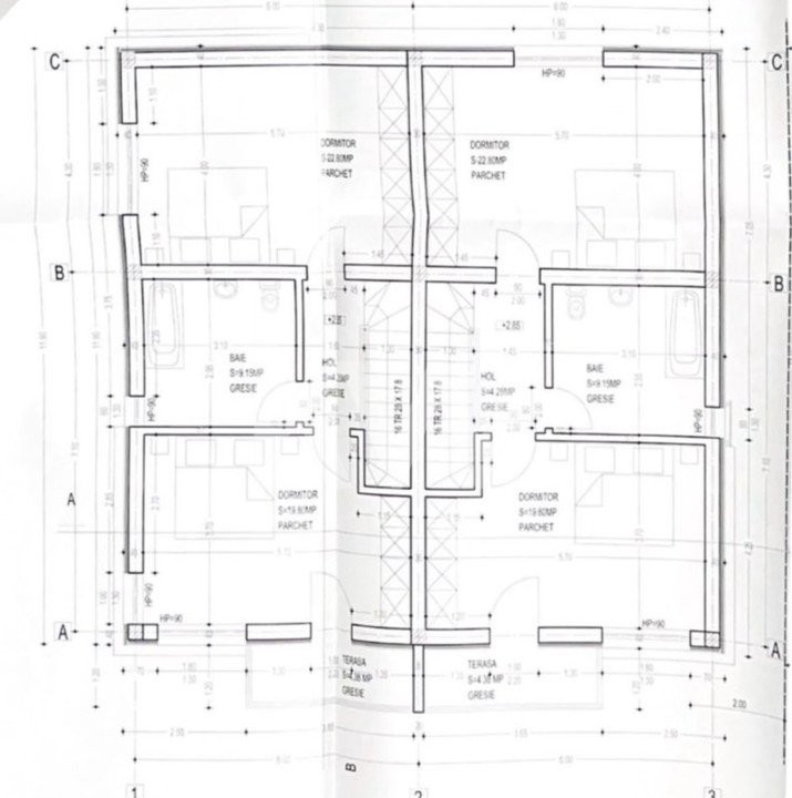 Duplex modern de vânzare în Cristian – 119 mp utili și curte privată de 240 mp