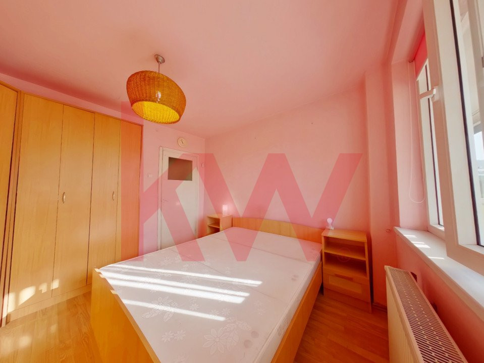 REZERVAT-Vânzare apartament 2 camere,mobilat si utilat+ balcon de 11mp