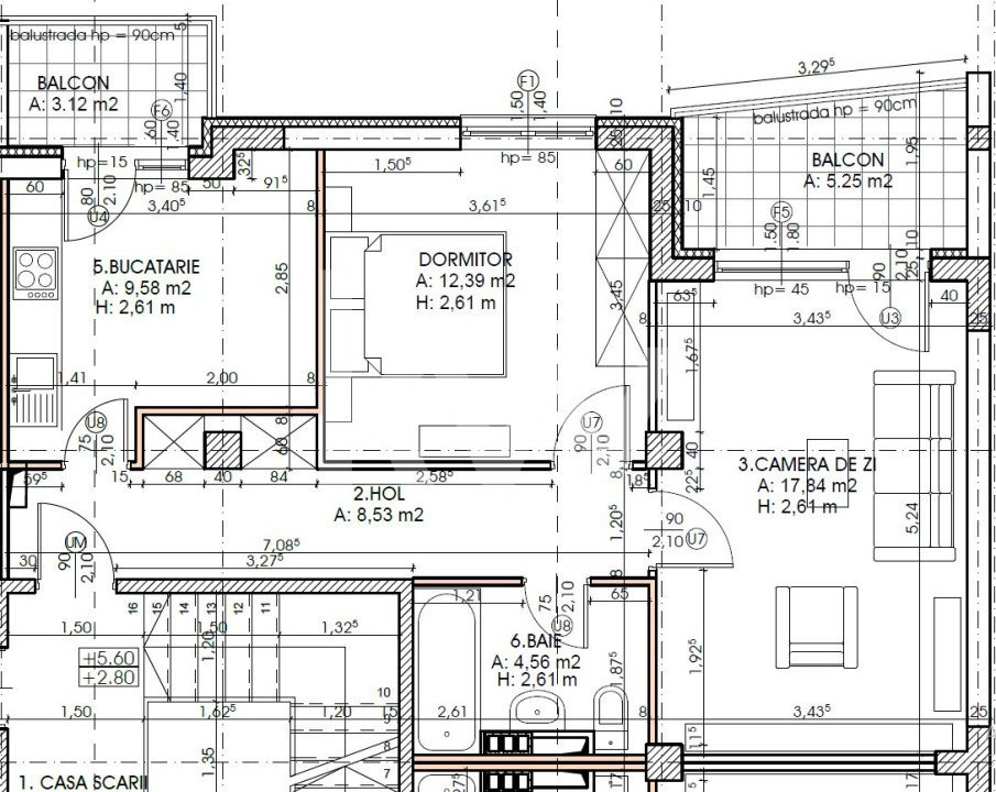 Apartament modern- 2 camere –Ioan Socec, Tractorul 